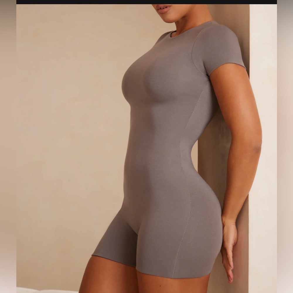 Oh polly unitard in grey